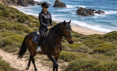 Horseback Riding Tours near Ocean from Cascais